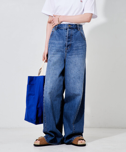 FREAK'S STORE（フリークスストア）の「シンチバックデニムパンツ