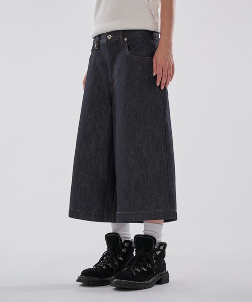 WISH FOR EVER（ウィッシュフォーエバー）の「ASSORT FLARE SHORTS（JORTS）/アソート フレア ショーツ（ジョーツ）（その他パンツ・メンズ・ライトブルー/インディゴブルー/カモフラージュ・SMALL/MEDIUM/LARGE）」の17枚目の写真