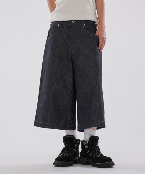 WISH FOR EVER（ウィッシュフォーエバー）の「ASSORT FLARE SHORTS（JORTS）/アソート フレア ショーツ（ジョーツ）（その他パンツ・メンズ・ライトブルー/インディゴブルー/カモフラージュ・SMALL/MEDIUM/LARGE）」の20枚目の写真