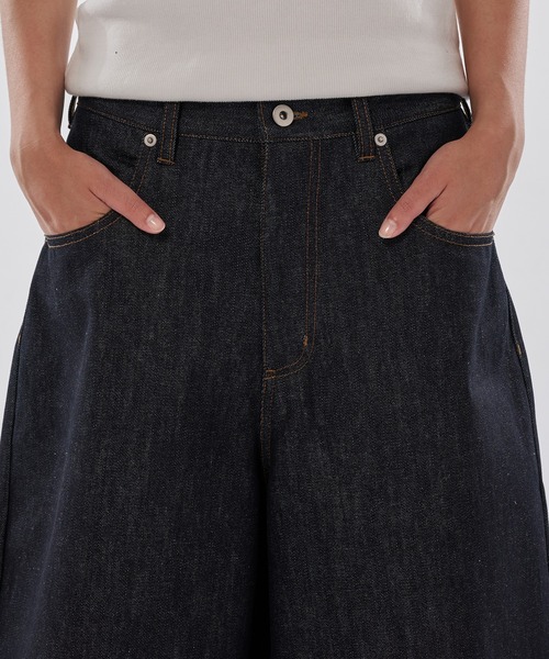 WISH FOR EVER（ウィッシュフォーエバー）の「ASSORT FLARE SHORTS（JORTS）/アソート フレア ショーツ（ジョーツ）（その他パンツ・メンズ・ライトブルー/インディゴブルー/カモフラージュ・SMALL/MEDIUM/LARGE）」の21枚目の写真