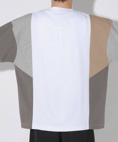 LAKOLE（ラコレ）の「アシンメトリーパネルＴ / 665194（Tシャツ/カットソー・メンズ・ホワイト/ブルー/ブラック・LARGE/MEDIUM）」の22枚目の写真