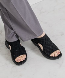 【Bridget Birkin】キラキラニットサンダル(562126)