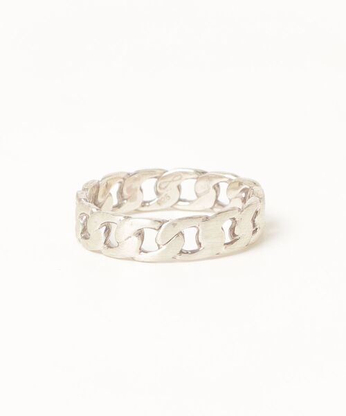 WAKAN SILVER SMITH(���J���V���o�[�X�~�X)�́yWAKAN SILVER SMITH�zR-048 Gourmette(�O�����b�g) Chain ring S(�����O)