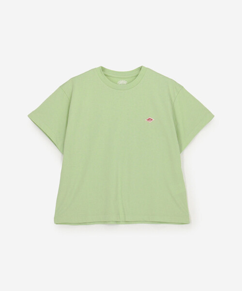 DANTON(ダントン)の「DANTON | クルーネックTシャツ SOLID WOMEN(Tシャツ/カットソー・レディース・ベージュ系その他/ホワイト/ライトグリーン・M/S)」の4枚目の写真