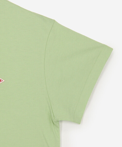 DANTON(ダントン)の「DANTON | クルーネックTシャツ SOLID WOMEN(Tシャツ/カットソー・レディース・ベージュ系その他/ホワイト/ライトグリーン・M/S)」の7枚目の写真