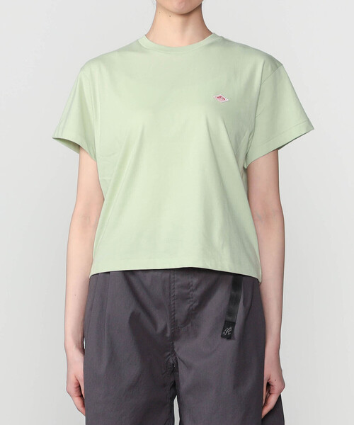 DANTON(ダントン)の「DANTON | クルーネックTシャツ SOLID WOMEN(Tシャツ/カットソー・レディース・ベージュ系その他/ホワイト/ライトグリーン・M/S)」の10枚目の写真