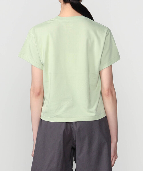 DANTON(ダントン)の「DANTON | クルーネックTシャツ SOLID WOMEN(Tシャツ/カットソー・レディース・ベージュ系その他/ホワイト/ライトグリーン・M/S)」の12枚目の写真