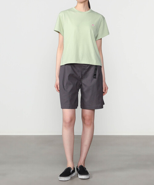 DANTON(ダントン)の「DANTON | クルーネックTシャツ SOLID WOMEN(Tシャツ/カットソー・レディース・ベージュ系その他/ホワイト/ライトグリーン・M/S)」の13枚目の写真