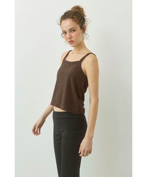 ALEXIA STAM（アリシアスタン）の「Terry Cloth Camisole /パイル地 キャミソール（キャミソール・レディース・ホワイト/ブラウン/グレー・L/M/S）」の16枚目の写真