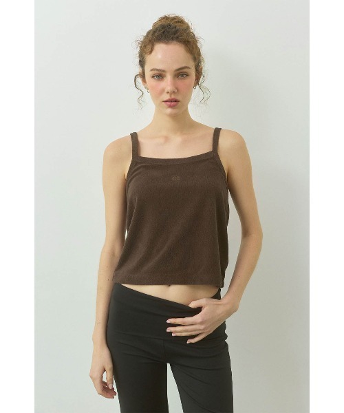 ALEXIA STAM（アリシアスタン）の「Terry Cloth Camisole /パイル地 キャミソール（キャミソール・レディース・ホワイト/ブラウン/グレー・L/M/S）」の17枚目の写真
