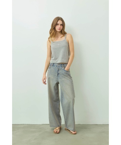 ALEXIA STAM（アリシアスタン）の「Terry Cloth Camisole /パイル地 キャミソール（キャミソール・レディース・ホワイト/ブラウン/グレー・L/M/S）」の9枚目の写真