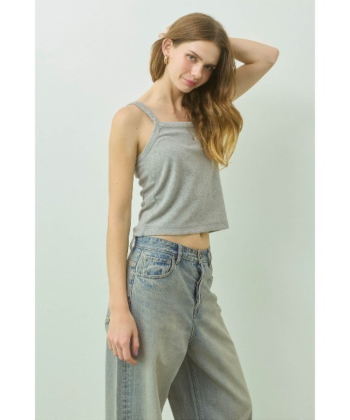 ALEXIA STAM（アリシアスタン）の「Terry Cloth Camisole /パイル地 キャミソール（キャミソール・レディース・ホワイト/ブラウン/グレー・L/M/S）」の12枚目の写真