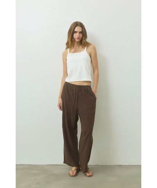ALEXIA STAM（アリシアスタン）の「Terry Cloth Camisole /パイル地 キャミソール（キャミソール・レディース・ホワイト/ブラウン/グレー・L/M/S）」の4枚目の写真