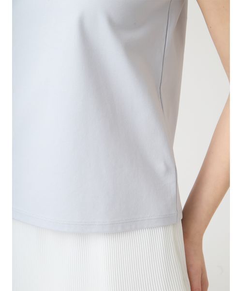 CELFORD(セルフォード)の「【洗える】チュールスリーブカットトップス(Tシャツ/カットソー・レディース・サックスブルー/ブラック/オフホワイト・F)」の10枚目の写真
