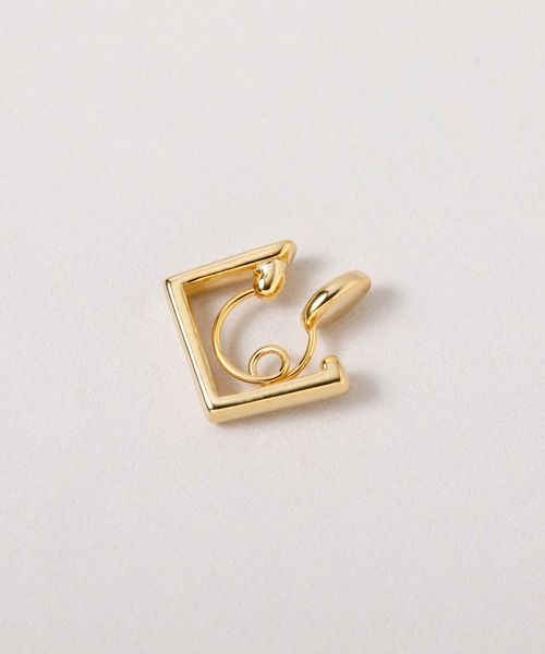 CALIN　STANDARD（カリンスタンダード）の「◆金属アレルギー対応◆◆made in japan◆【痛くない】【落ちにくい】【ストレスフリーな着け心地】スクエア　ミニループフィットイヤリング（イヤリング・レディース・ゴールド/ピンクゴールド/シルバー・FREE）」の19枚目の写真