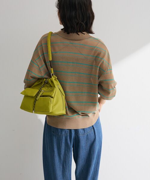 Green　Parks（グリーンパークス）の「衿付きニットカーディガン（カーディガン/ボレロ・レディース・レッド/その他7/ベージュ/ブラック・FREE）」の11枚目の写真