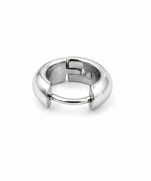 ORLEAN(オルレアン)の「【ORLEAN】ドロップデザインワイドミニフープピアス(ピアス(両耳用)・レディース・シルバー/ゴールド・フリー)」の5枚目の写真