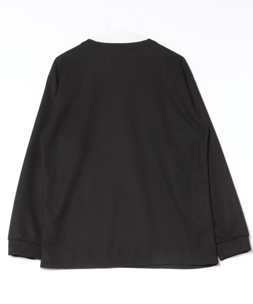 STYLE NUMBER(スタイルナンバー)の「【 STYLE NUMBER / スタイルナンバー 】 ヘンリーネック ワッフル ロンT(Tシャツ/カットソー・メンズ・グレー/ホワイト/ブラック・MEDIUM/LARGE)」の4枚目の写真