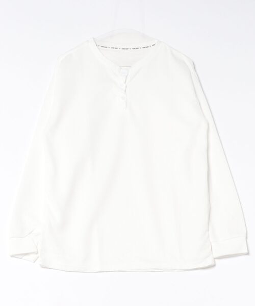 STYLE NUMBER(スタイルナンバー)の「【 STYLE NUMBER / スタイルナンバー 】 ヘンリーネック ワッフル ロンT(Tシャツ/カットソー・メンズ・グレー/ホワイト/ブラック・MEDIUM/LARGE)」の7枚目の写真