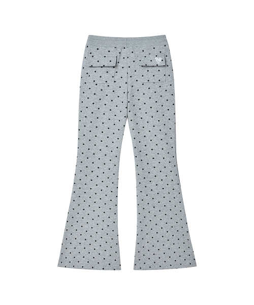 THE GREEN LAB（ザグリーンラボ）の「ポケットブーツカットドットパンツ [メランジグレー]（その他パンツ・レディース・その他・FREE）」の14枚目の写真