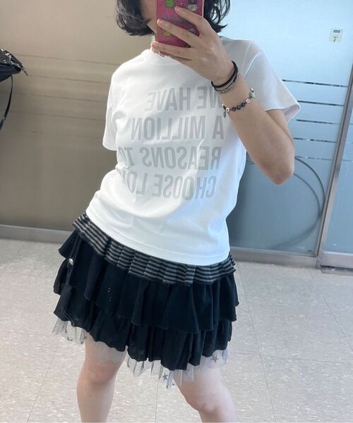 THE GREEN LAB（ザグリーンラボ）の「ポケットブーツカットドットパンツ [メランジグレー]（その他パンツ・レディース・その他・FREE）」の18枚目の写真