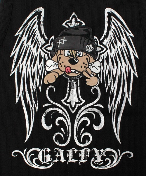 GALFY（ガルフィー）の「【GALFY】爆上げ↑↑ギラタンク / 【ガルフィー】グラフィックタンクトップ（タンクトップ・メンズ・ブラック/グレー/ホワイト・L/XL/M）」の18枚目の写真