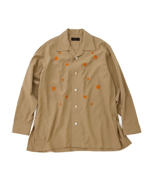 M TO R(ムウトアール)の「【ANTHEM A 】TINY EMBRO O/S SHIRTS(シャツ/ブラウス・レディース・ベージュ・L)」の1枚目の写真