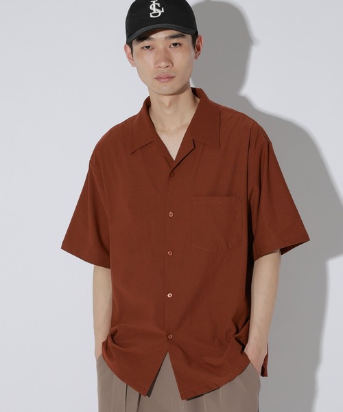 LAKOLE(ラコレ)の「<機能素材>コレカイテキ半袖シャツ(シャツ/ブラウス・メンズ・ボルドー/グレー/アイボリー/ブラック・MEDIUM/LARGE)」の19枚目の写真