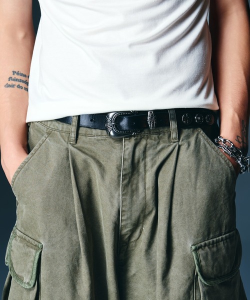 glamb(グラム)の「Western Charm Belt / ウエスタンチャームベルト(ベルト・メンズ・ブラック・FREE)」の2枚目の写真