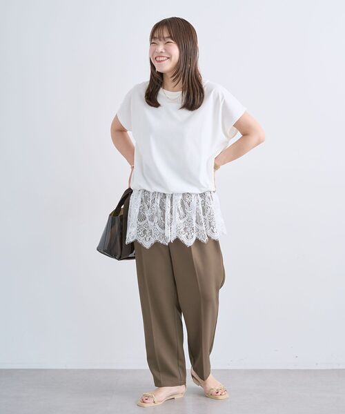 Green Parks(グリーンパークス)の「テーパードパンツ(その他パンツ・レディース・モカ/ブラック/ホワイト系その他2・M/L)」の21枚目の写真