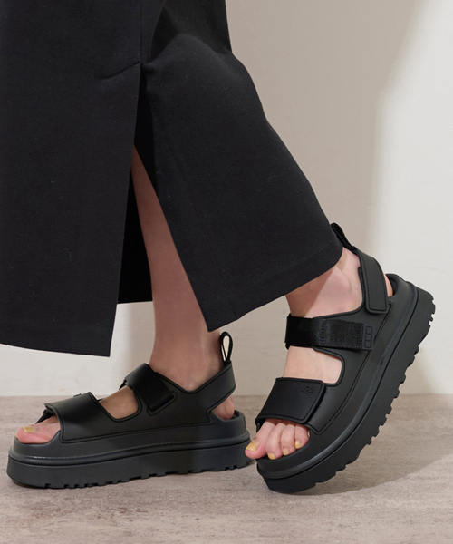 UGG(アグ)の「《追加2》【UGG/アグ】W GOLDENGLOW 1152685:サンダル(サンダル・レディース・ブラック/アイボリー・25cm/24cm/23cm/22cm)」の15枚目の写真