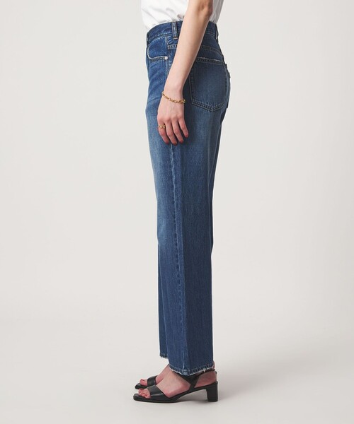green label relaxing(グリーンレーベルリラクシング)の「セミフレア デニム パンツ(デニムパンツ・レディース・ネイビー/コバルトブルー・36/40/38)」の4枚目の写真