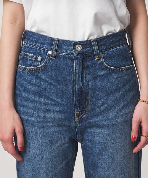 green label relaxing(グリーンレーベルリラクシング)の「セミフレア デニム パンツ(デニムパンツ・レディース・ネイビー/コバルトブルー・36/40/38)」の6枚目の写真