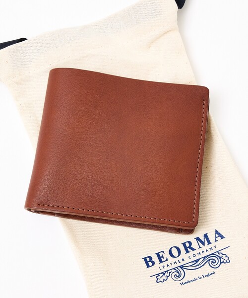BEORMA本革 二つ折り財布 BEORMA / ベオーマ】二つ折りレザーウォレット / 財布 / S0100