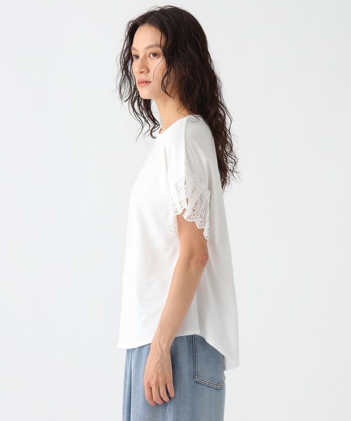 Elura(エルーラ)の「汗ジミ軽減レースTシャツ/1032361(Tシャツ/カットソー・レディース・ホワイト・FREE)」の16枚目の写真