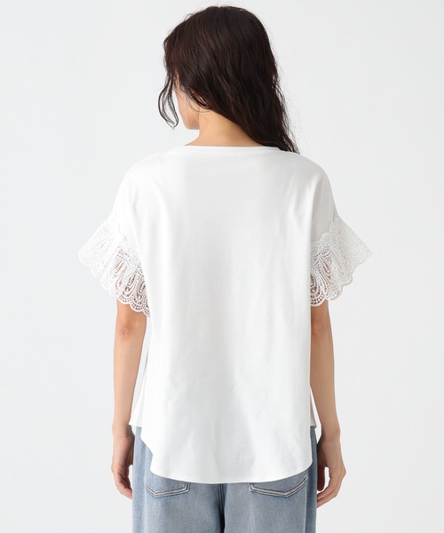 Elura(エルーラ)の「汗ジミ軽減レースTシャツ/1032361(Tシャツ/カットソー・レディース・ホワイト・FREE)」の15枚目の写真