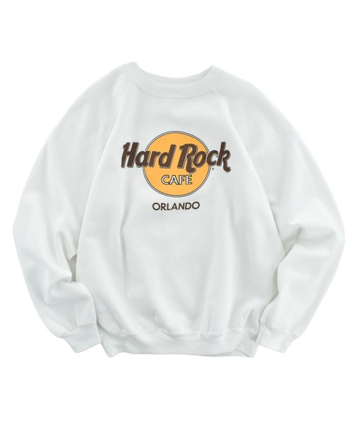 VINTAGE(ヴィンテージ)の「【USED】90’s Hanes “Hard Rock Cafe” ロゴ スウェット(スウェット・メンズ・ホワイト・X-LARGE)」の1枚目の写真