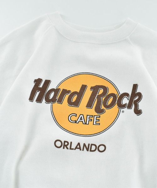 VINTAGE(ヴィンテージ)の「【USED】90’s Hanes “Hard Rock Cafe” ロゴ スウェット(スウェット・メンズ・ホワイト・X-LARGE)」の2枚目の写真