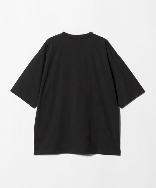 A DAY IN THE LIFE UNITED ARROWS（アデイインザライフユナイテッドアローズ）の「カラー エンブロイダリー ロゴ ワイドカットソー＜A DAY IN THE LIFE＞（Tシャツ/カットソー・メンズ・ブラック/ホワイト・M/L）」の3枚目の写真