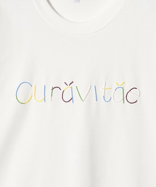 A DAY IN THE LIFE UNITED ARROWS（アデイインザライフユナイテッドアローズ）の「カラー エンブロイダリー ロゴ ワイドカットソー＜A DAY IN THE LIFE＞（Tシャツ/カットソー・メンズ・ブラック/ホワイト・M/L）」の9枚目の写真