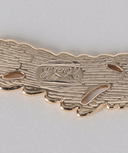 Spick & Span(スピックアンドスパン)の「《WEB限定 / 追加2》gren by M / グリンバイエム 別注フェザートップネックレス*(ネックレス・レディース・ゴールド・FREE)」の8枚目の写真