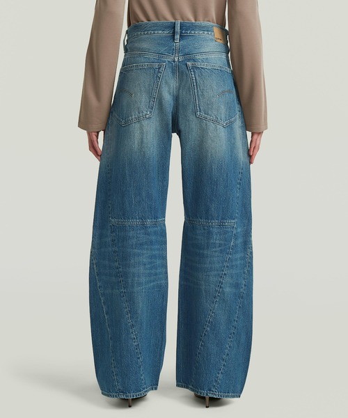 G-STAR（ジースター）の「Contor 3D Wide Jeans/ヴィンテージライク立体裁断ワイドルーズジーンズ/L28（デニムパンツ・レディース・インディゴブルー・24inch/25inch/26inch）」の2枚目の写真