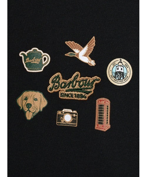 Barbour(バブアー)の「ピンバッジグラフィック Tシャツ(Tシャツ/カットソー・メンズ・ホワイト/ブラック/オリーブ・36/38/40/34/42)」の12枚目の写真