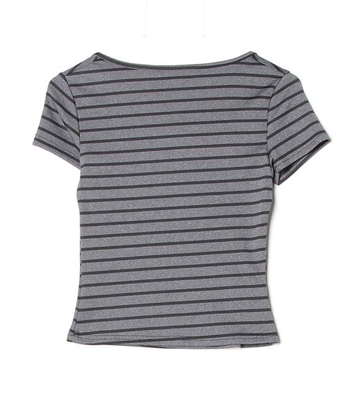 CeLess(セレス)の「Square Ribbon Striped Blouse / スクエアリボンストライプブラウス(シャツ/ブラウス・レディース・グレー・FREE)」の9枚目の写真