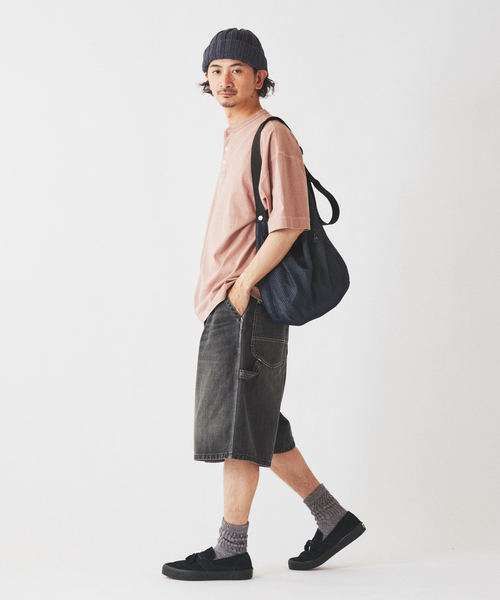 JULY NINE(ジュライナイン)の「JULYNINE / ジュライナイン 別注 レイヤードメッシュ ショルダーバッグ(ショルダーバッグ・メンズ・ブラック/ブラウン/ネイビー・FREE)」の21枚目の写真