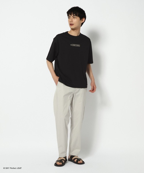 GLOBAL WORK(グローバルワーク)の「【SATELLITE CRAYON PROJECT】カラーTEE半袖/647375(Tシャツ/カットソー・メンズ・サックスブルー/ライトピンク/ブラック・LARGE/SMALL/MEDIUM)」の4枚目の写真