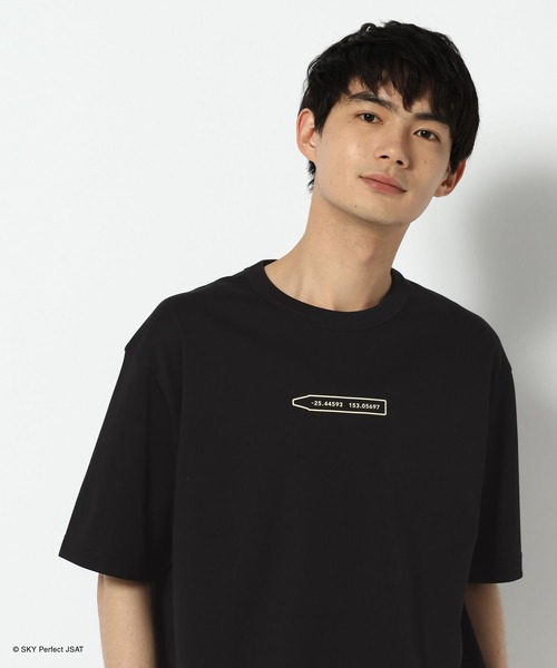 GLOBAL WORK(グローバルワーク)の「【SATELLITE CRAYON PROJECT】カラーTEE半袖/647375(Tシャツ/カットソー・メンズ・サックスブルー/ライトピンク/ブラック・LARGE/SMALL/MEDIUM)」の9枚目の写真