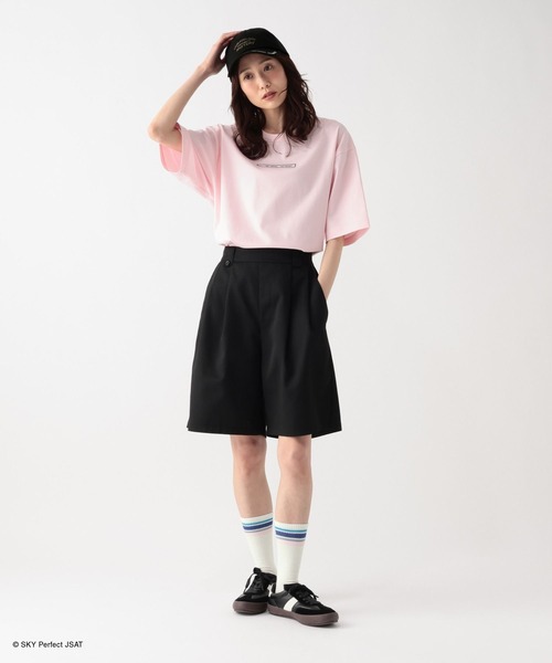 GLOBAL WORK(グローバルワーク)の「【SATELLITE CRAYON PROJECT】カラーTEE半袖/647375(Tシャツ/カットソー・メンズ・サックスブルー/ライトピンク/ブラック・LARGE/SMALL/MEDIUM)」の13枚目の写真