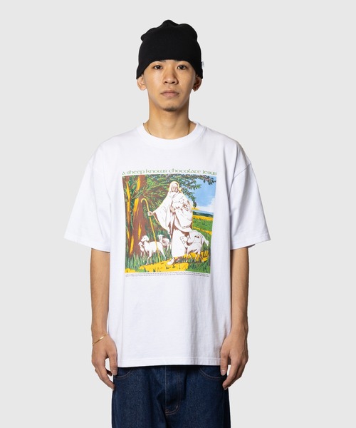 Chocolate Jesus (チョコレートジーザス )の「SHEPHERD SS TEE(Tシャツ/カットソー・メンズ・レッド/ブラック/ホワイト・SMALL/MEDIUM/LARGE/X-LARGE)」の10枚目の写真