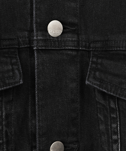Tiara（ティアラ）の「【HEALTHY DENIM/ヘルシーデニム】デニムジャケット（Latte）（デニムジャケット・レディース・ブラック・1）」の4枚目の写真